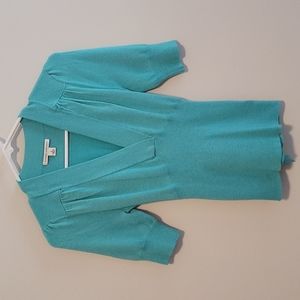 Banana Republic Blue Short Sleeve Sweater